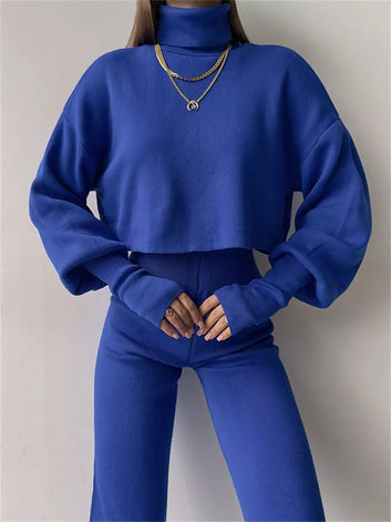 Tossy Turtleneck Two Piece Outfit