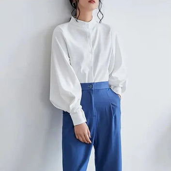 Korean style Vintage Chiffon Shirts