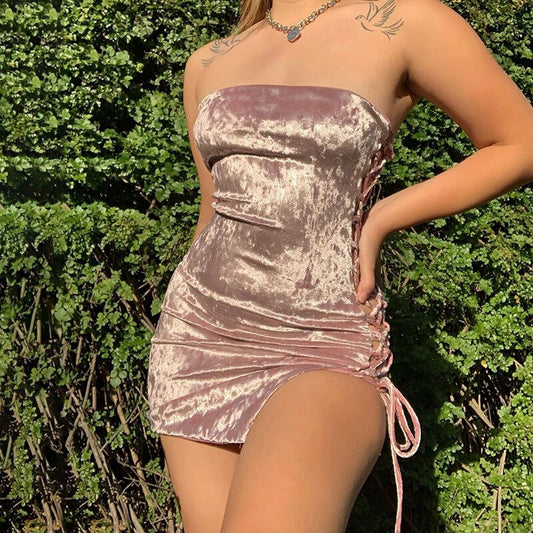 Sterla Velvet Mini Dress