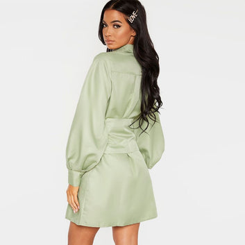 Collar Shirt Dress