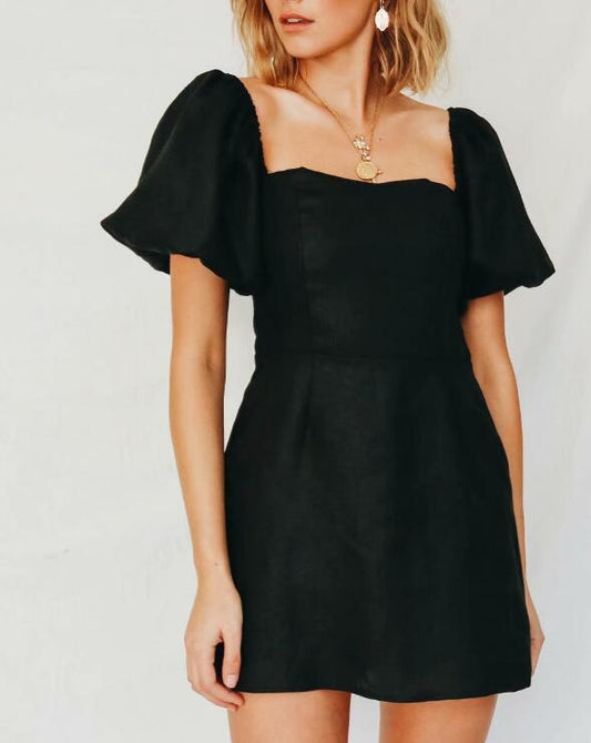 Collar Short Sleeve Dress